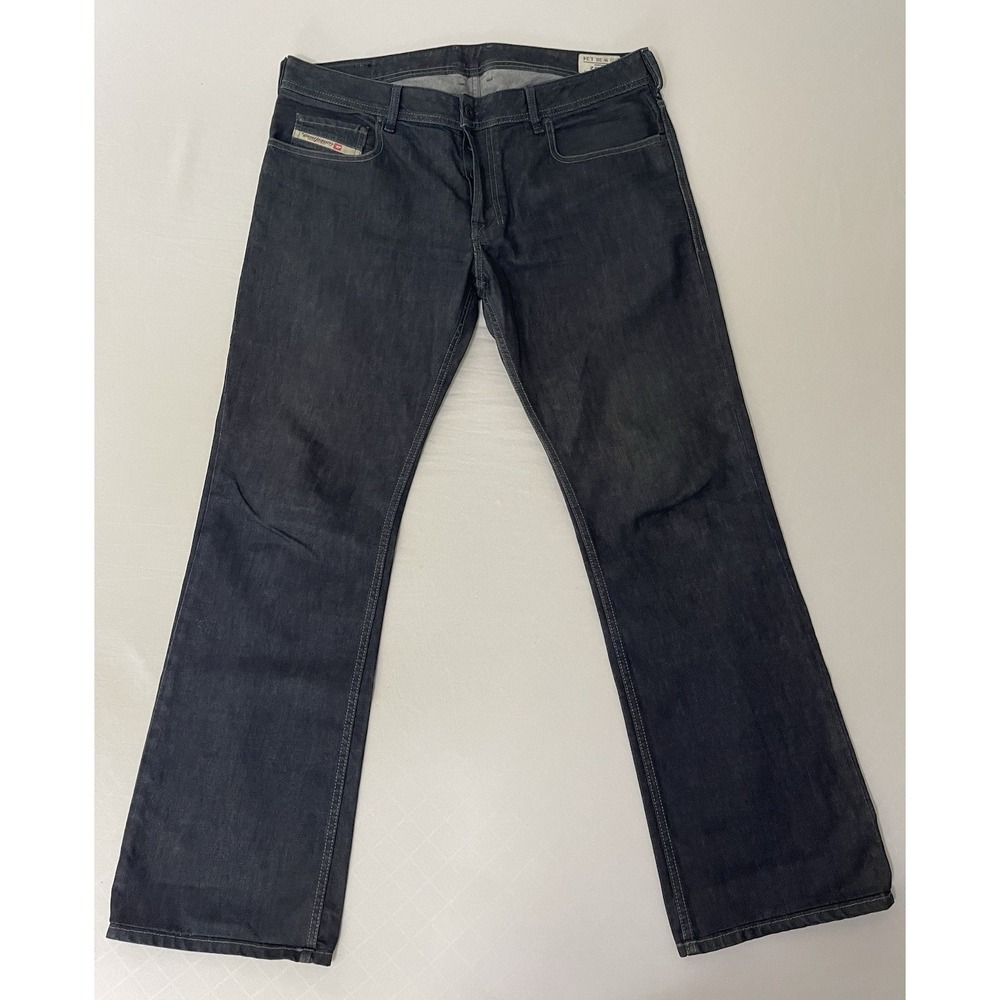 Diesel Zanity Jeans Mens W36 L34 Dark Blue Regular Straight Wash 0088Z Denim